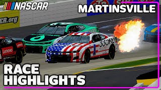 FINAL 4 ELIMINATION BRINGS ALL OUT CHAOS  NR2003 2023 Martinsville Race Highlights [upl. by Ydisac]