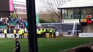 Portsmouth fans trying to fight Newport fans again [upl. by Birchard147]