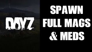 DayZ Console Server Modding Beginners Guide How To Spawn Full Mags amp Meds In typesxml [upl. by Dino]