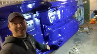 Deans Mk1 Escort gets some PAINT EPOXY BASE COATING Ford MK1 Escort [upl. by Lesh]