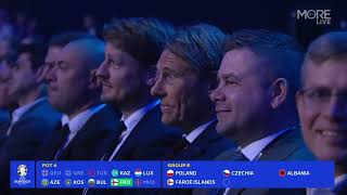 The UEFA EURO 2024 Qualification Draw [upl. by Anuhsal]