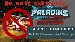 Paladins Season 5 Patch Notes Leaked [upl. by Gniy]