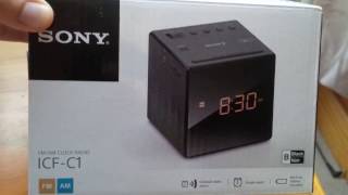 Sony ICFC1 FMAM Clock Radio review [upl. by Clarisa781]