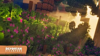 Epic minecraft garden  Devorian Steampunk [upl. by Atener]