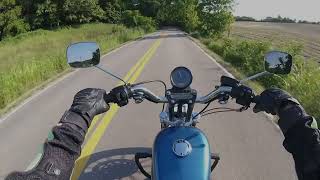 2006 Sportster 883 Test Ride Short [upl. by Zetra122]