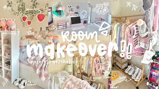 cozy room makeover ☁️🌿 ikea aliexpress haul building  decorating [upl. by Bonnes835]