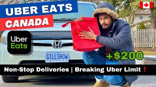 Uber Eats 12hrs Challenge 🇨🇦 [upl. by Offen212]