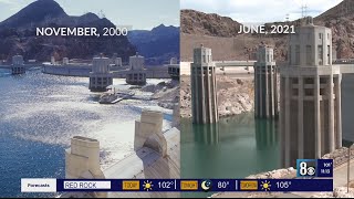 Lake Mead level continues to drop affecting power production [upl. by Ernesto]