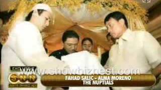 Alma Moreno and Fahad Salic Wedding Full Video [upl. by Alfeus]