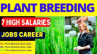 Plant Breeding and Genetics Job Salary I bsc plant breeding and genetics jobs I msc plant breeding [upl. by Ros]