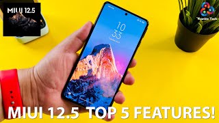 MIUI 125 Review TOP 5 FEATURES [upl. by Tterag]