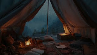 Rainy Day in the Woods Serene Tent Sounds for Sleeping Bliss [upl. by Akirehs]