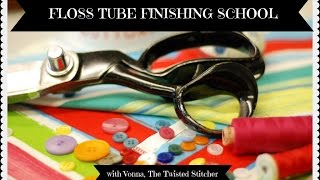 FINISHING A Simple Pillow Ornament with Vonna The Twisted Stitcher [upl. by Oilisab612]