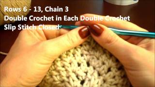 How to Crochet a Hat [upl. by Ecnarrat423]