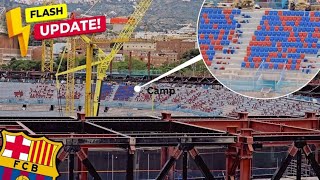 🚨NEW CAMP NOU CONSTRUCTION UPDATE TODAY  OCTOBER 2024 CONFIRM✅ [upl. by Rondi]