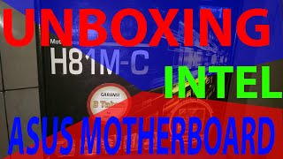 Unboxing Motherboard Intel ASUS H81MC Fan Expert And Support UEFI Bios Support Serial dan Pararel [upl. by Alguire]