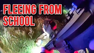 Man Learns The Hard Way After Fleeing Campus Traffic Stop [upl. by Ahsinot209]