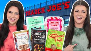 Rating EVERY Snack From Trader Joes holiday [upl. by Yug295]