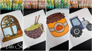 Relaxing and Satisfying Coloring book with ASMR markers [upl. by Thaddaus]