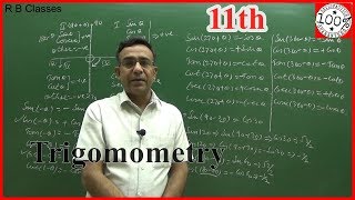 Class 11 Maths Trigonometric function and their values at allied anglesrb classes [upl. by Nodyroc]