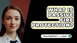 What Is Passive Fire Protection  SecurityFirstCorpcom [upl. by Adest]