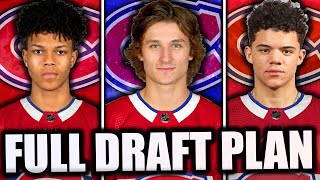 MONTREAL CANADIENS 2024 NHL DRAFT PLAN REVEALED… [upl. by Manley571]