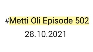 Metti Oli today episode 502 28102021minivlog trending [upl. by Sel]