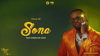 Diamond Platnumz ft Adekunle Gold  Sona Lyric Video [upl. by Froma44]