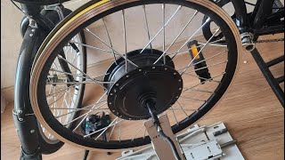 Electric Bicycle Conversion Kit Review Aliexpress [upl. by Pandich]