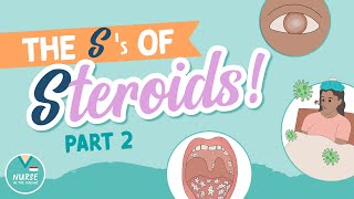 Corticosteroids Part 2  Pharmacology  NurseInTheMaking [upl. by Sinnej]