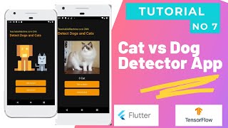 Cat vs Dog Detector App How to Add TFLite functions in Flutter project  Flutter Android amp IOS [upl. by Sandra]