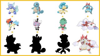 Pokemon Fusion Compilation 302  goldeen  feraligatr  fomantis  panpour  gothita  squirtle [upl. by Chenee]