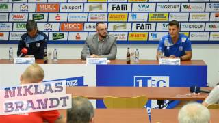 Pressekonferenz vor dem Spiel 1 FC Magdeburg gegen MSV Duisburg [upl. by Ynnek330]