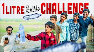 1 litre water bottle challenge villege challengerasool comedydhoom dhaam channel [upl. by Wil285]