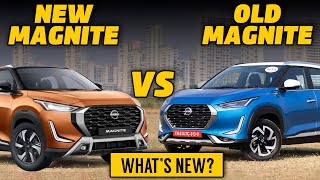 New Nissan Magnite facelift VS Old Magnite  Whats new magnite 2024 vs magnite 2023 comparison [upl. by Putscher]