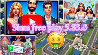 Sims freeplay Actualización 5830 millonario 💰💵 [upl. by Aevin]