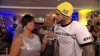 Raw Managing Supervisor Vickie Guerrero hosts a New Years Eve party Raw Dec 31 2012 [upl. by Hull]