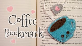 DIY cute felt bookmark craft project step by step tutorial [upl. by Leiuqeze]