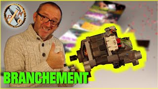 TUTORIEL Branchement moteur machine à laver  moteur universel  Récupération PMbricoleur [upl. by Mercie]