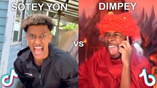 SOTEYYON vs DIMPEY the Most Popular Best Funniest Skits TikTok Videos Part 1  Crafty Shorts [upl. by Ecyned46]