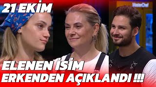 MasterChef Elenen Yarışmacı Erkenden Açıklandı Bu Hafta Kim Elendi [upl. by Paige]