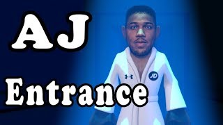 Unseen footage of Anthony Joshua Entrance [upl. by Ahsilef]