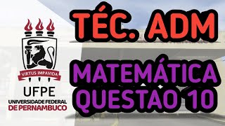 CONCURSO UFPE  TÉC ADMINSTRATIVO 2022  REVISÃO DE MATEMÁTICA  Divisibilidade Questão 10 [upl. by Aeel103]