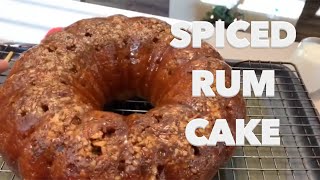 How to make Easy Delicious Spiced Rum Cake for the holiday [upl. by Eeznyl]