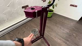 Wine Bottle Floor Corker Machine Review [upl. by Akkeber]