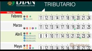 45 Que Es El Calendario Tributario y Como Entenderlo [upl. by Nwahsek]