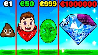 €1 EDELSTEIN vs €1000000 DIAMANT [upl. by Nodnorb]