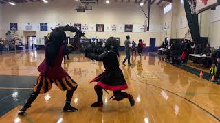 Fallhoffer 2024 longsword consolation round Kyle Barr vs Greysen Silverstein  January 21 2024 [upl. by Ettennat540]