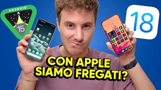 APPLE vs GOOGLE tutte le FUNZIONI DI PERSONALIZZAZIONE a confronto su iOS 18 e ANDROID 15 [upl. by Ahsiket]