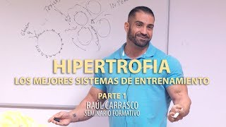 LOS MEJORES SISTEMAS DE ENTRENAMIENTO DE HIPERTROFIA  Raúl Carrasco [upl. by Llet]